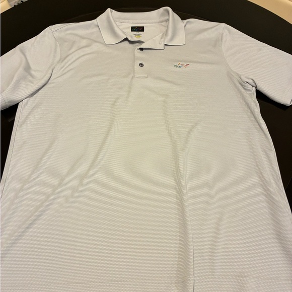 Greg Norman Collection Sky Blue Polo Shirt - Picture 1 of 3